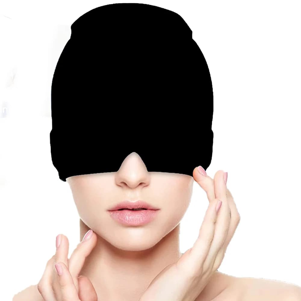 Bandeau de soulagement de la migraine en gel, couche unique, extensible, pour le froid et le chaud, 