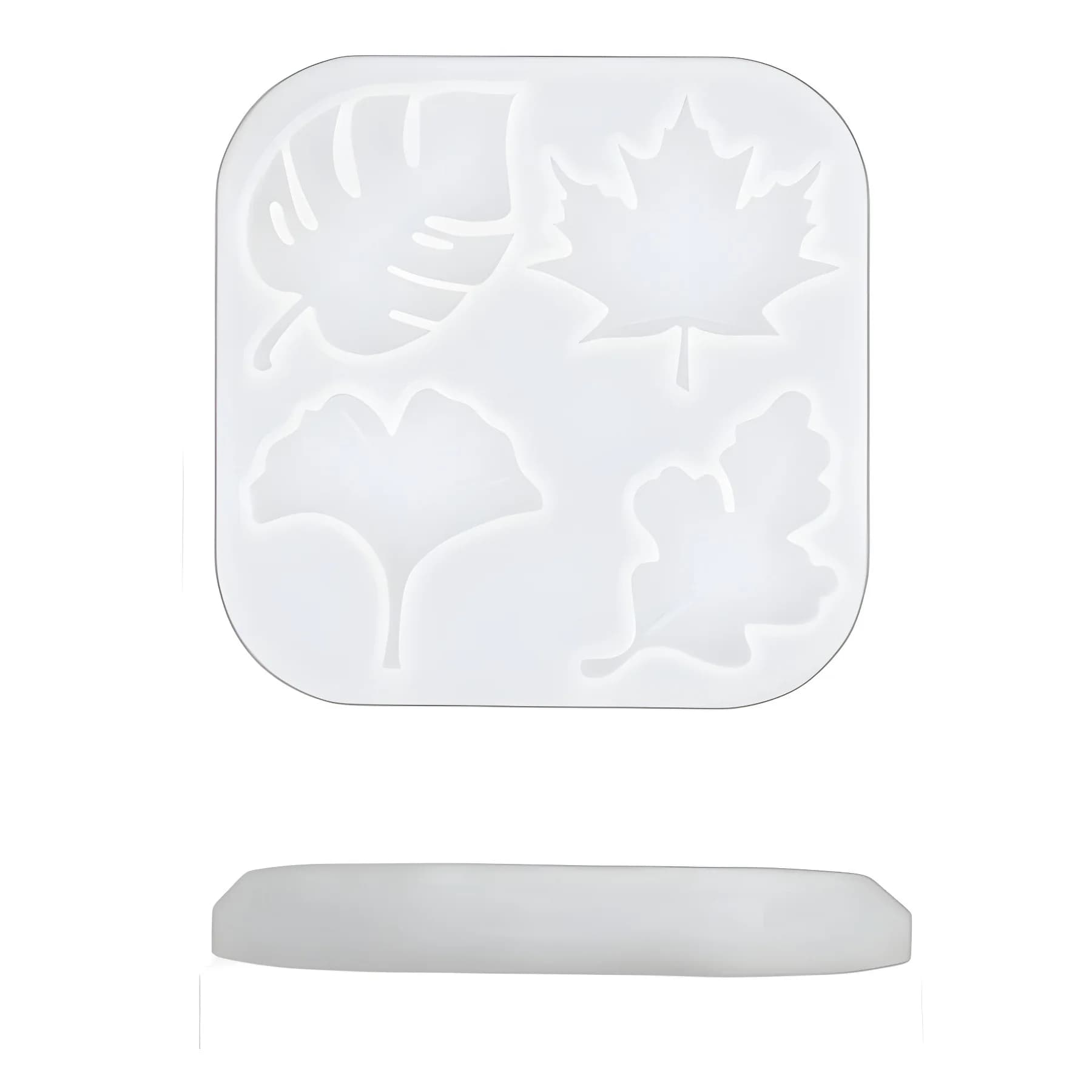 Drip-coated Maple Leaf and Ginkgo Leaf Mold DIY Plant Specimen Silicone Molds Collection Resin Irreg