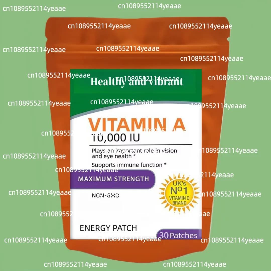 Patchs de formule sans OGM de qualité supérieure à la vitamine A, 10 000 IU, contenant une biotine e