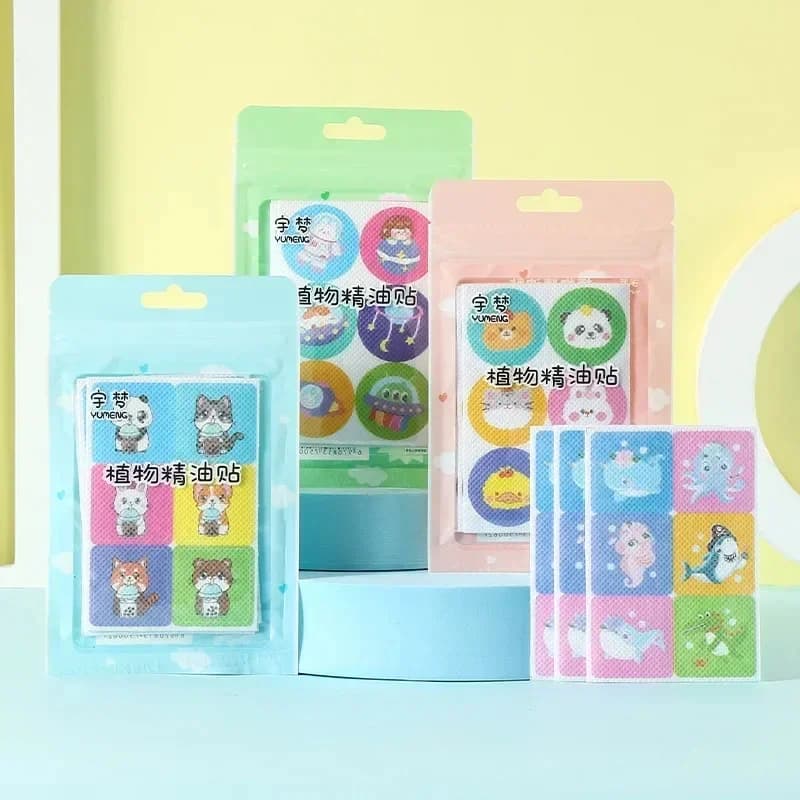 Autocollants anti-moustiques pour bébé, 100% naturels, Non toxiques, huile essentielle Pure, pour Ca
