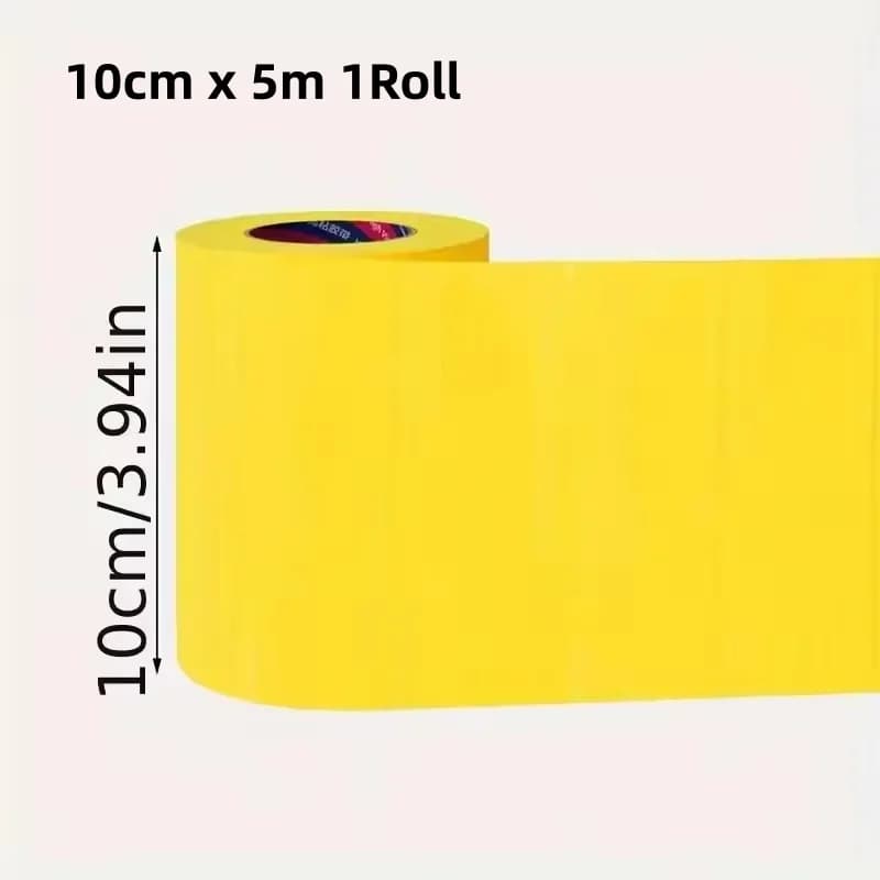 1 rouleau de ruban adhésif jaune double face anti-insectes pour empêcher les insectes, les fourmis e
