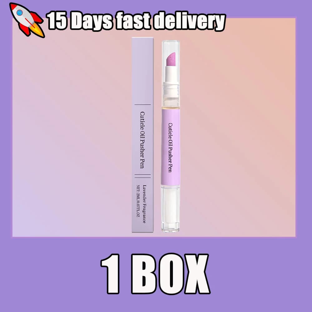 Nouveau Stylo Huile pour Cuticules Lavande 2026, Exfoliant, Soin des Ongles, Réparation des Cuticule