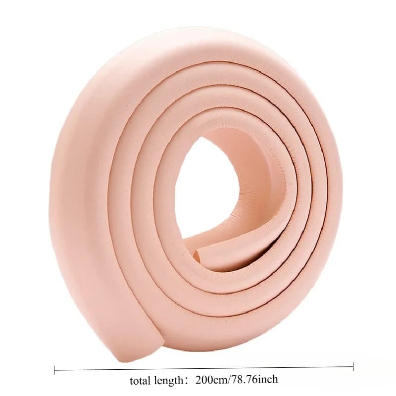 1 rouleau de protection d'angle de table - Fabriqué en matériau durable, longueur totale 78,74 pouce