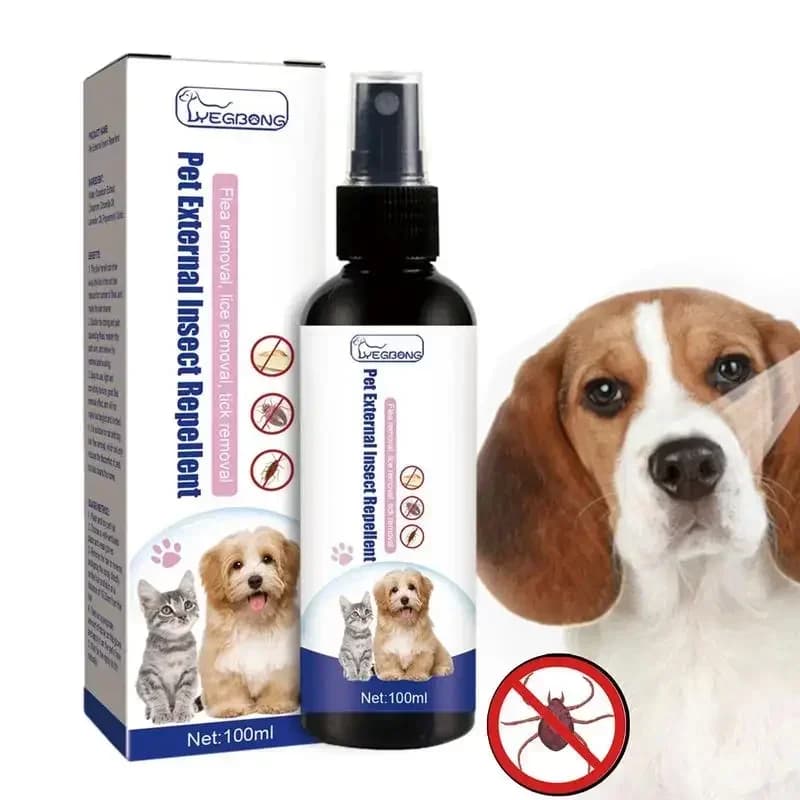 Gouttes anti-puces pour chiens et chats, insecticide 100ml, spray anti-puces et poux, formule concen
