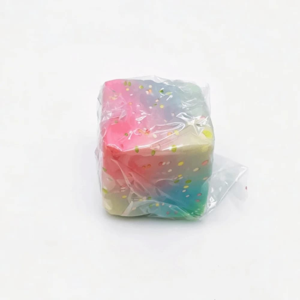 Cube de Maltose à Remontée Lente pour TDAH, Relaxation des Mains, Mousse Souple Réaliste en TPR à Re