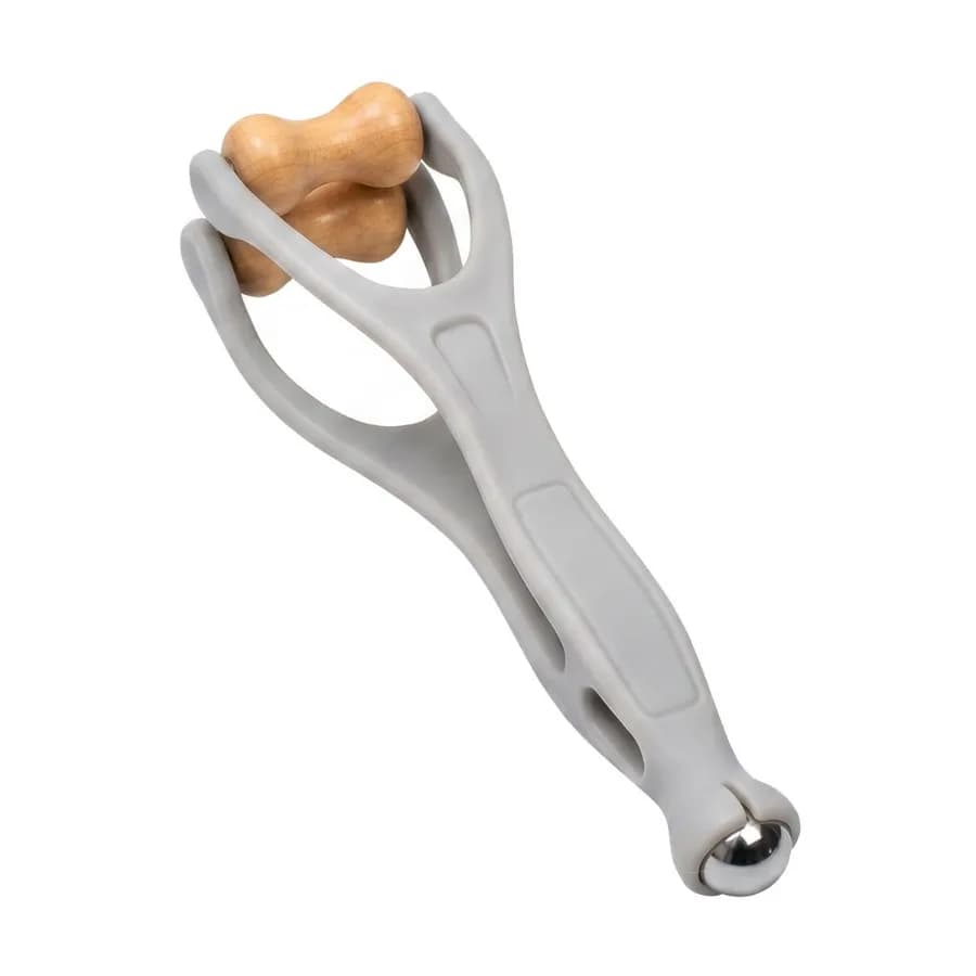 Rouleau de massage manuel pour les mains, masseur de doigts avec billes roulantes, double usage pour