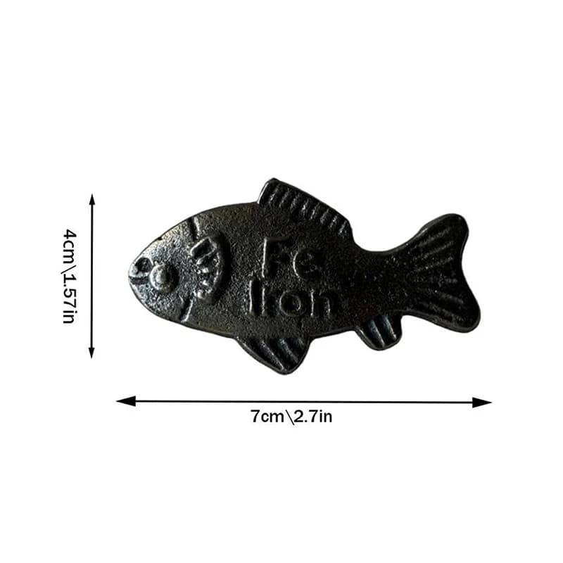 Outil de cuisson en fer pour poissons et oiseaux – Complément de fer naturel pour les repas, outil d