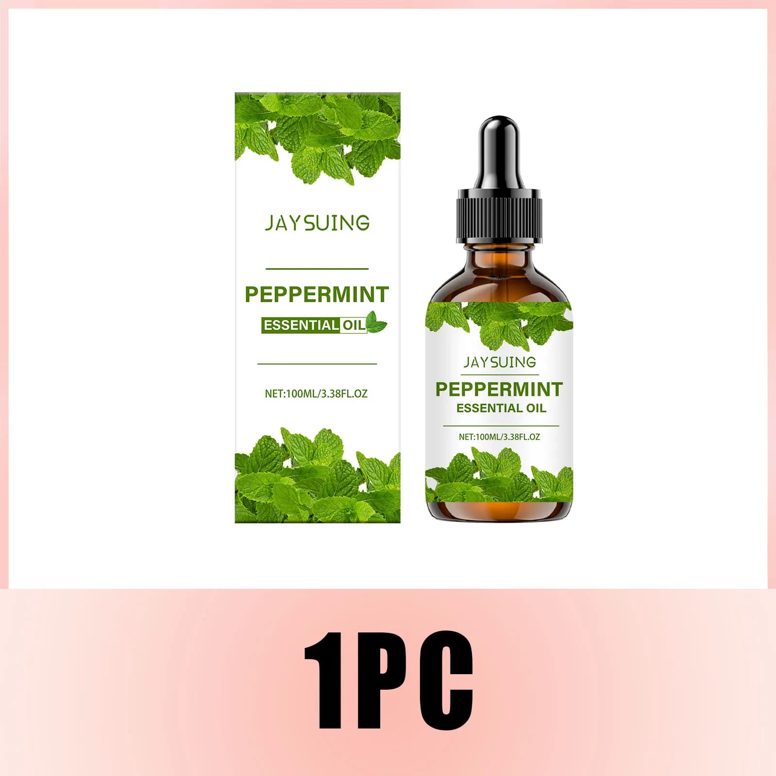 Huile essentielle de menthe poivrée Pure, soins pour la peau du visage, Massage corporel, raffermiss