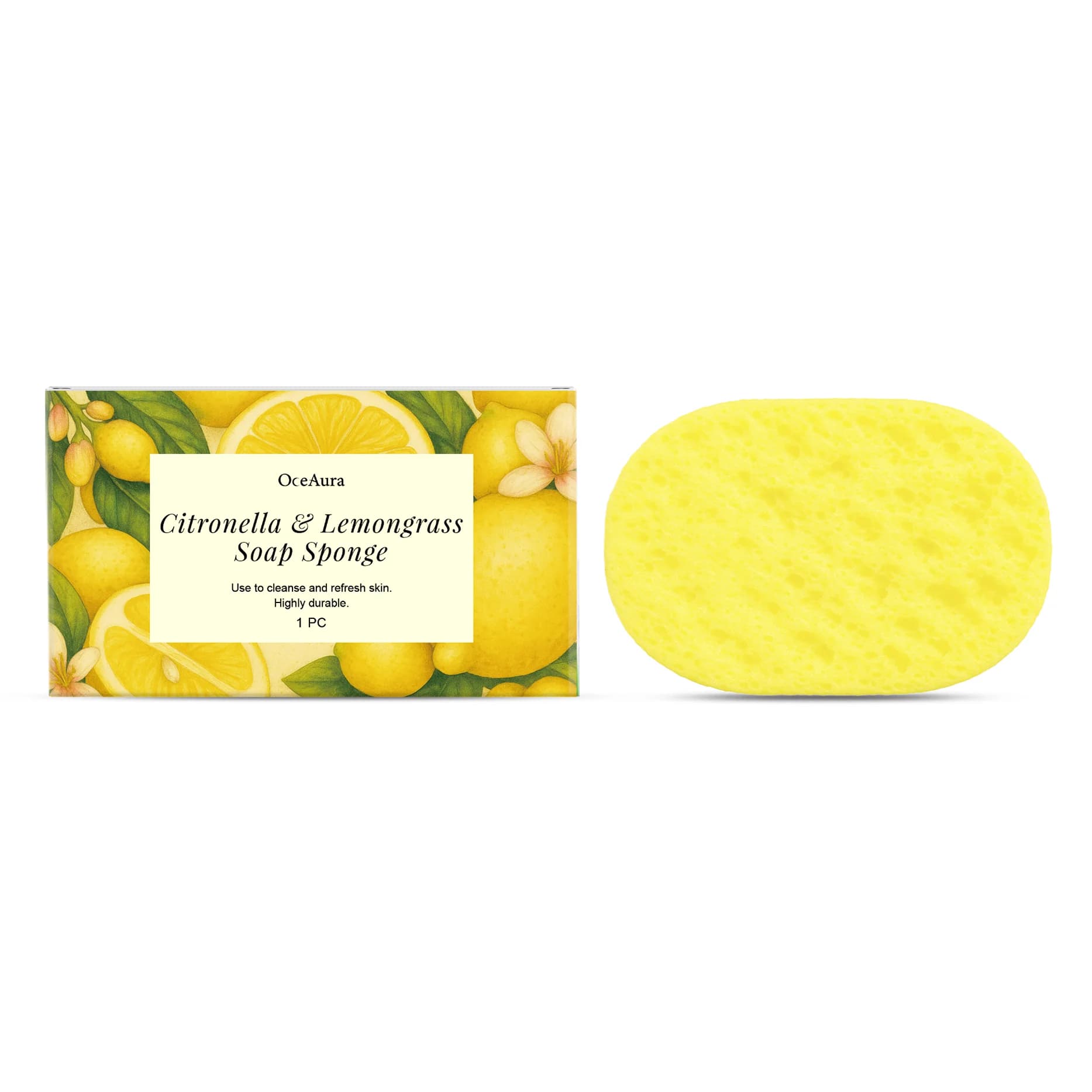 Savon citronnelle citronnelle, contrôle de l'huile, dissolvant rafraîchissant pour la peau morte, pr