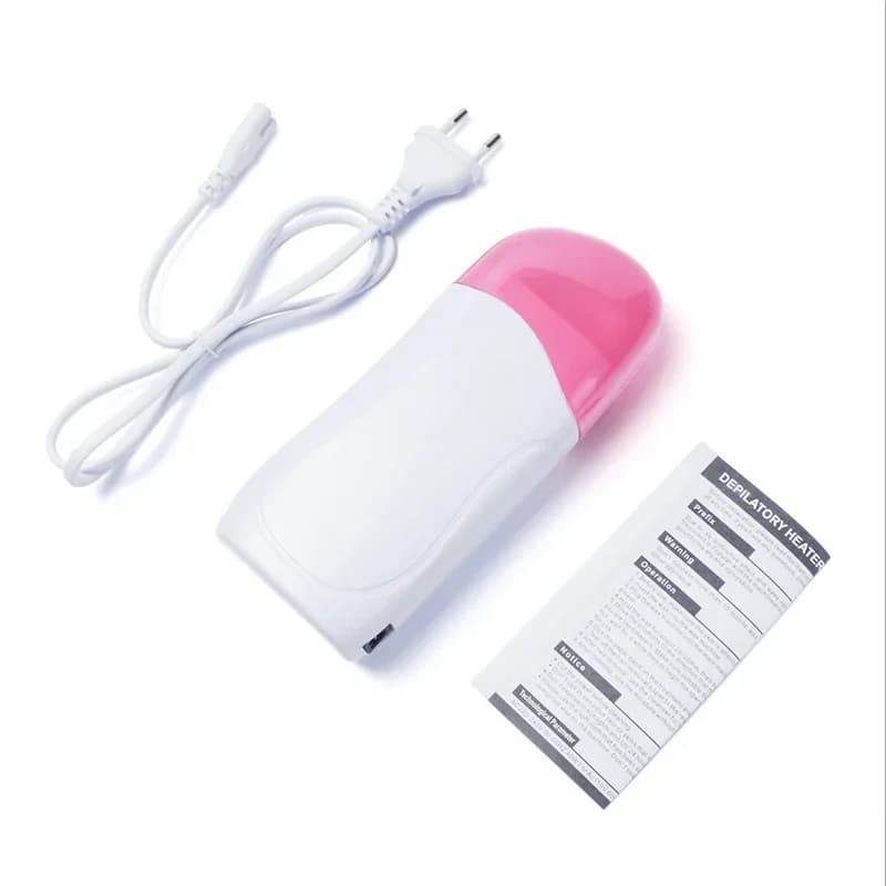 Épilateur portable à cartouche de cire, chauffe-cire roll-on pour l'épilation, machine à cire fondue