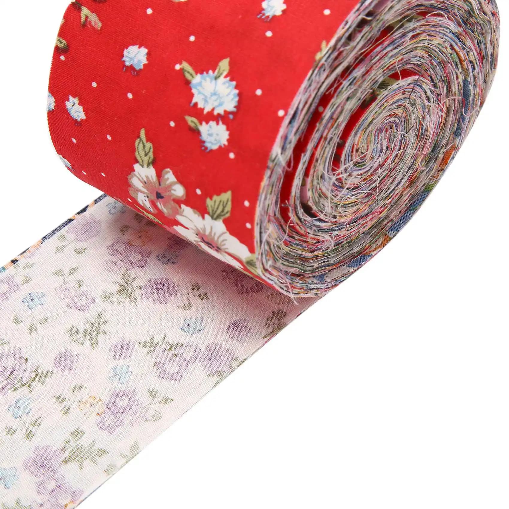 Just- Bandes en tissu rouleau de tissu gelée, bandes matelassées en tissu, patchwork prédécoupé de f