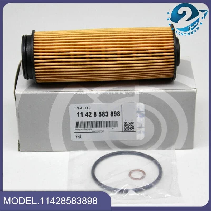 Filtre à huile moteur pour BMW Bery Tage, 10 pièces, 11428583898, X5, X6, X7, F20, F33, F23, E80, G3