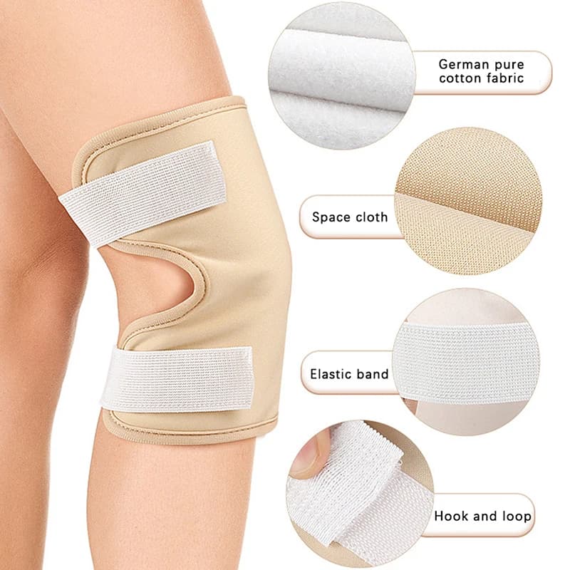 Pack d'huile de ricin réutilisable, articulations du genou et du coude, coussinets de compression d'