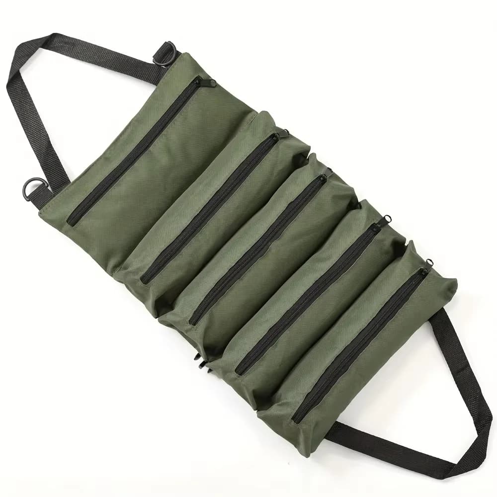 Rouleau à outils, sac à outils multi-usages, rouleau à clés, organisateur d'outils en toile, trousse