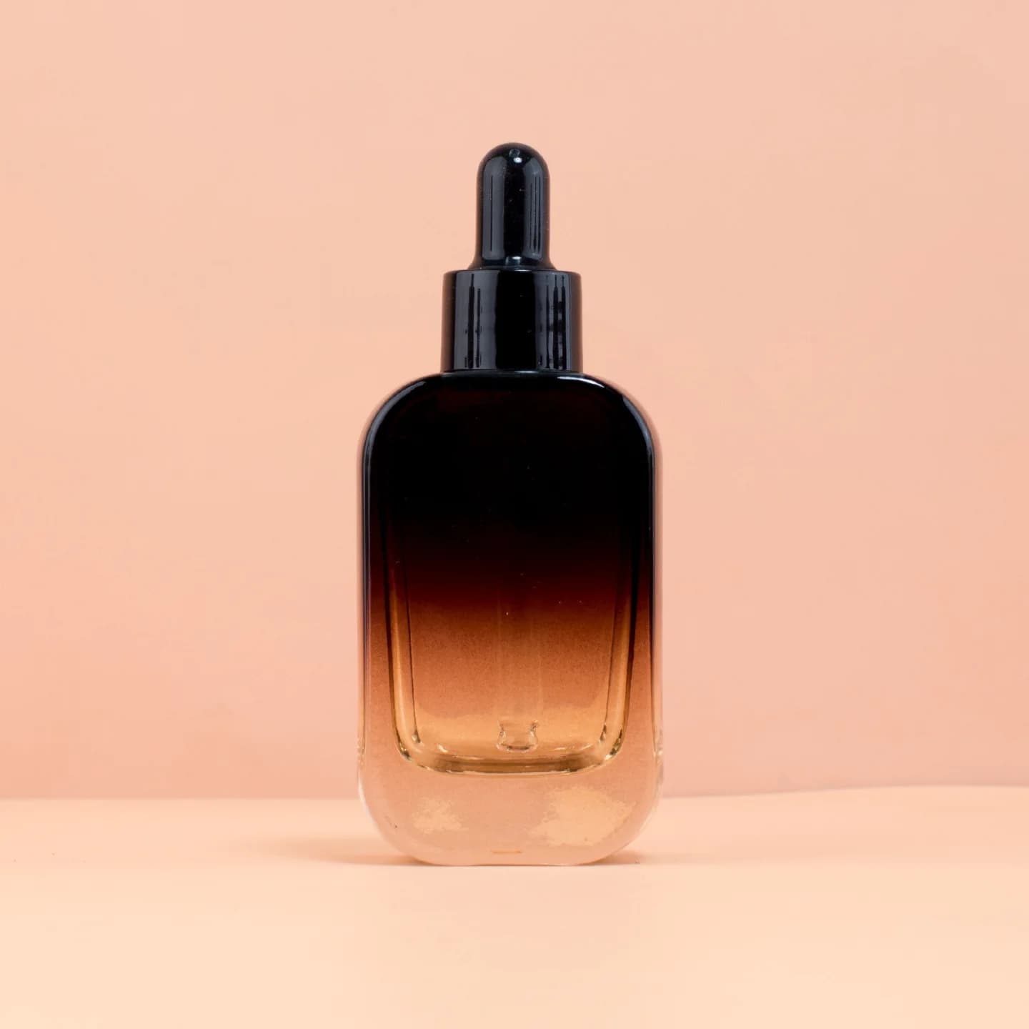 Flacon compte-gouttes marron, bouteille en verre d'huile essentielle, bouteille d'essence de crème c