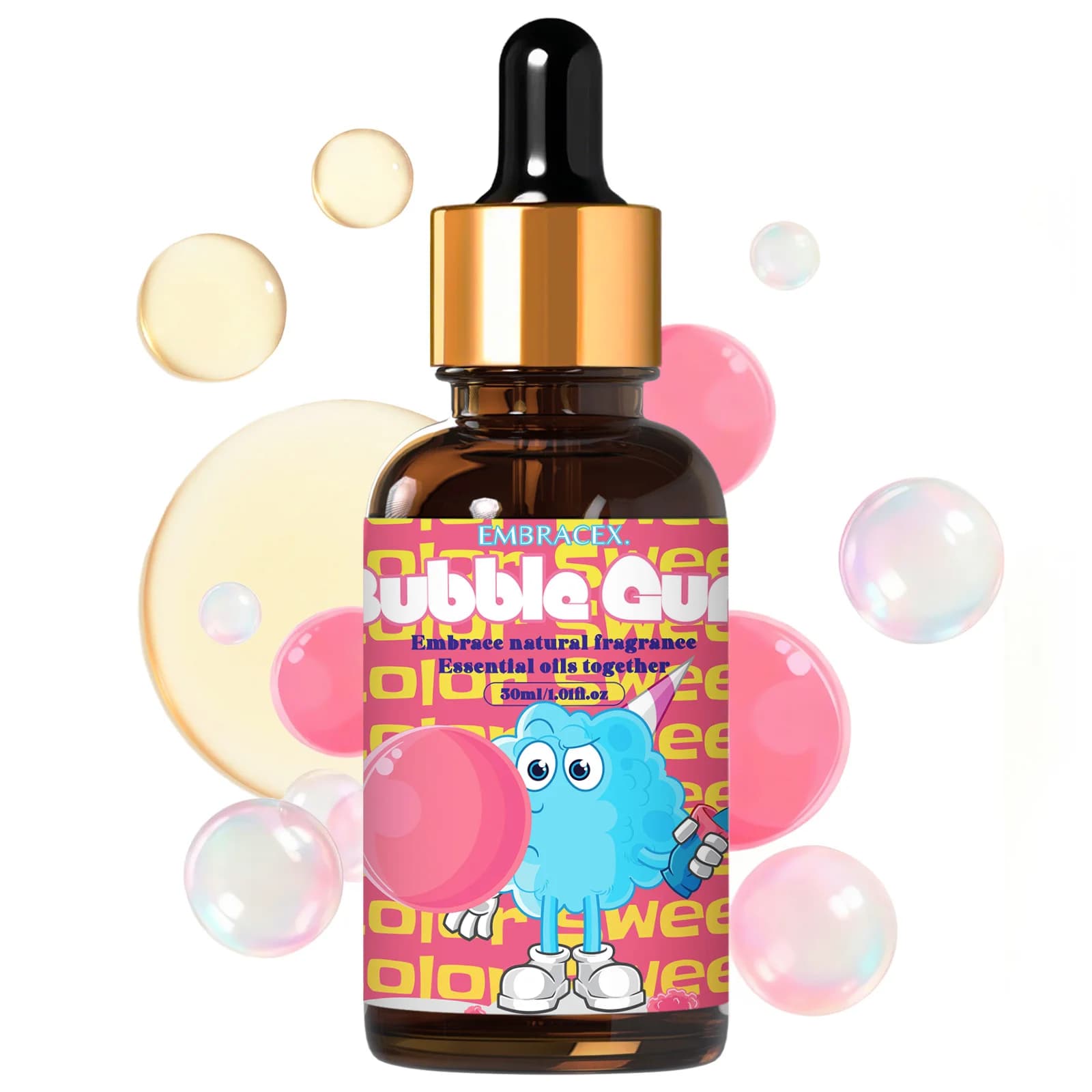 Huile essentielle de chewing-gum, 30ml, désodorisant pour voiture, huile parfumée alimentaire, parfu