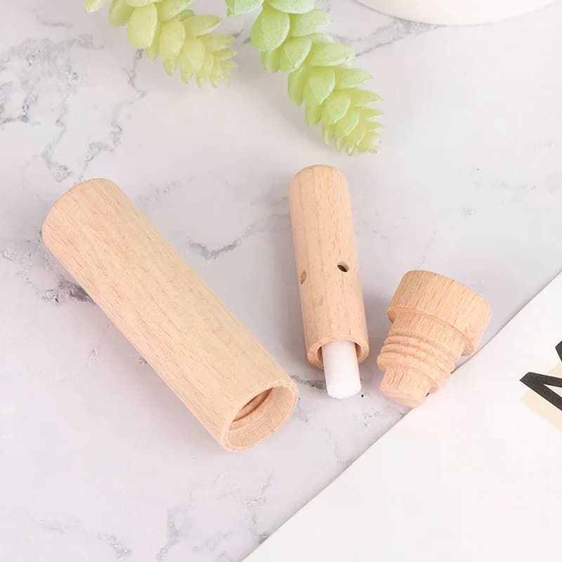 Inhalateur de diffuseur de bois d'arome d'huile essentielle avec l'inhalateur nasal d'aromathérapie 