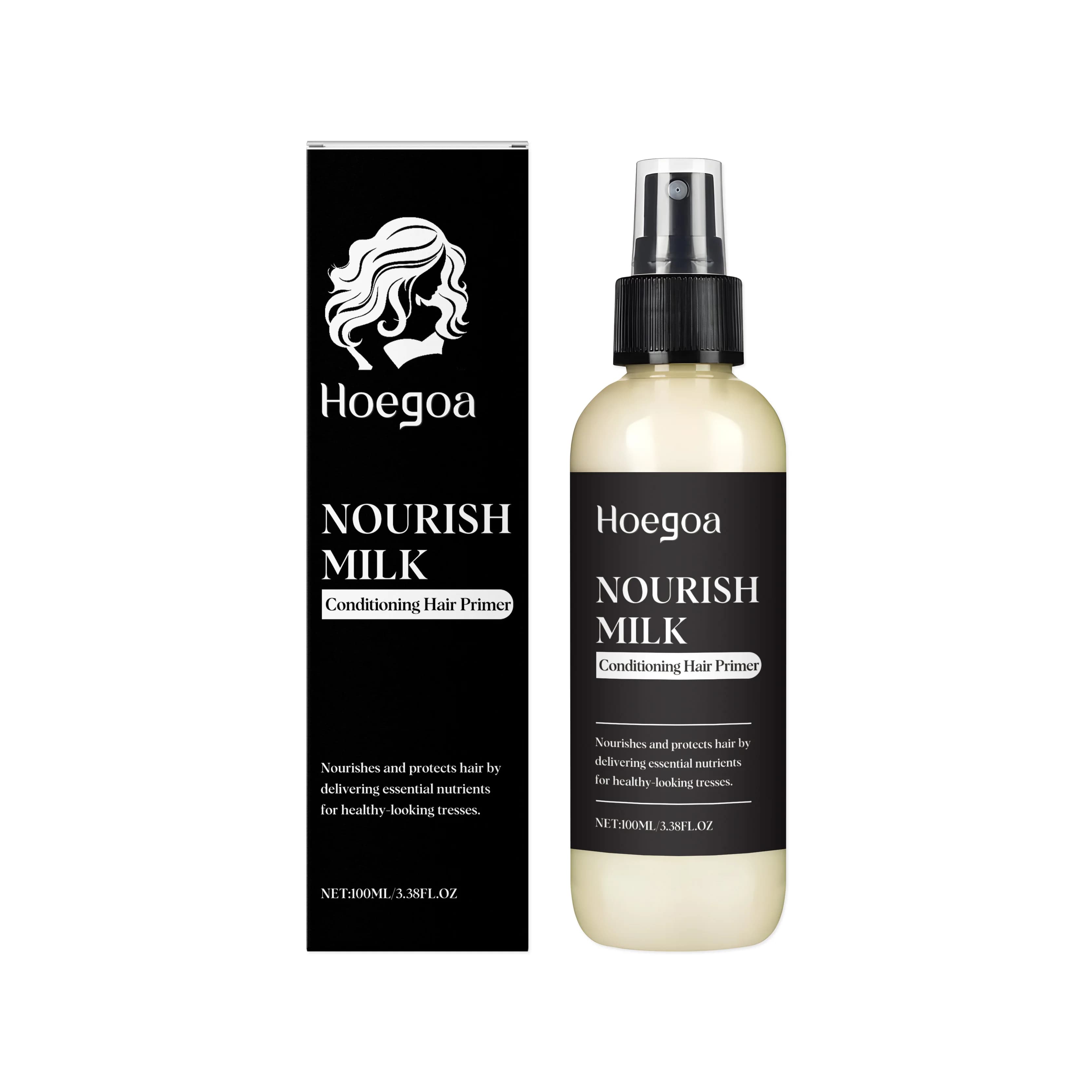 Lait sans rinçage dans les cheveux, avec extrait d'avoine, huile d'olive pour hydratation, brillance