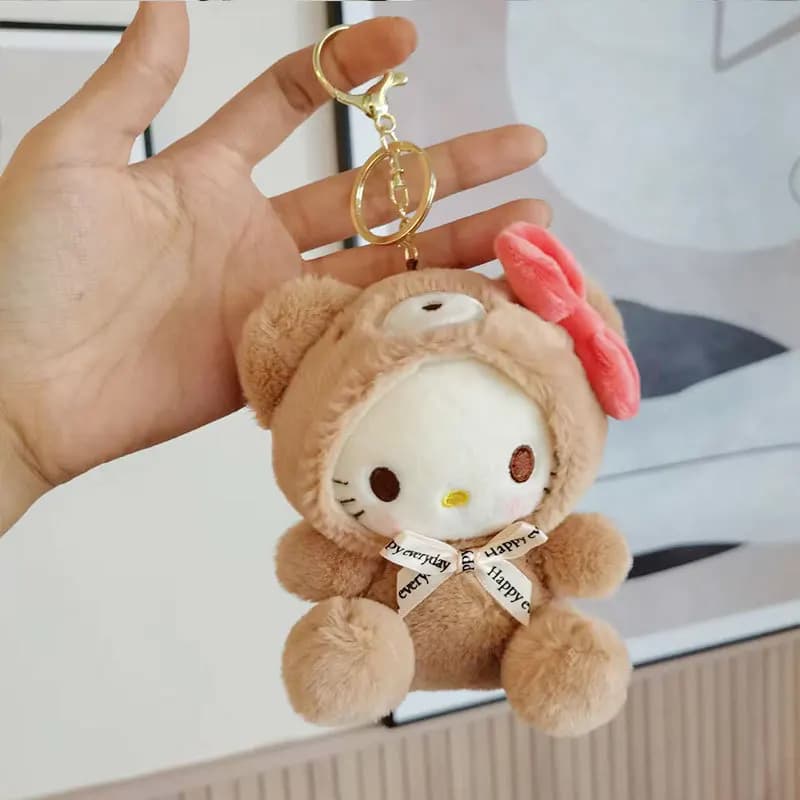 Nouvelle poupée en peluche créative Hello Kitty My Melody Cinnamoroll, jouet cadeau, figurine d'anim