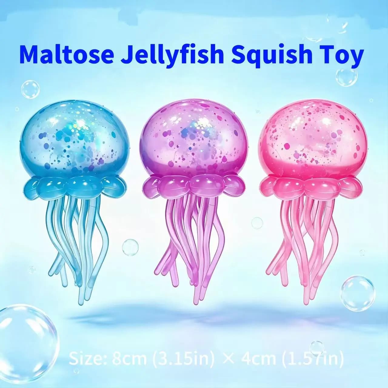 Jouet anti-stress méduse, jouet sensoriel aquatique doux, pour soulager l'anxiété, à récupération le
