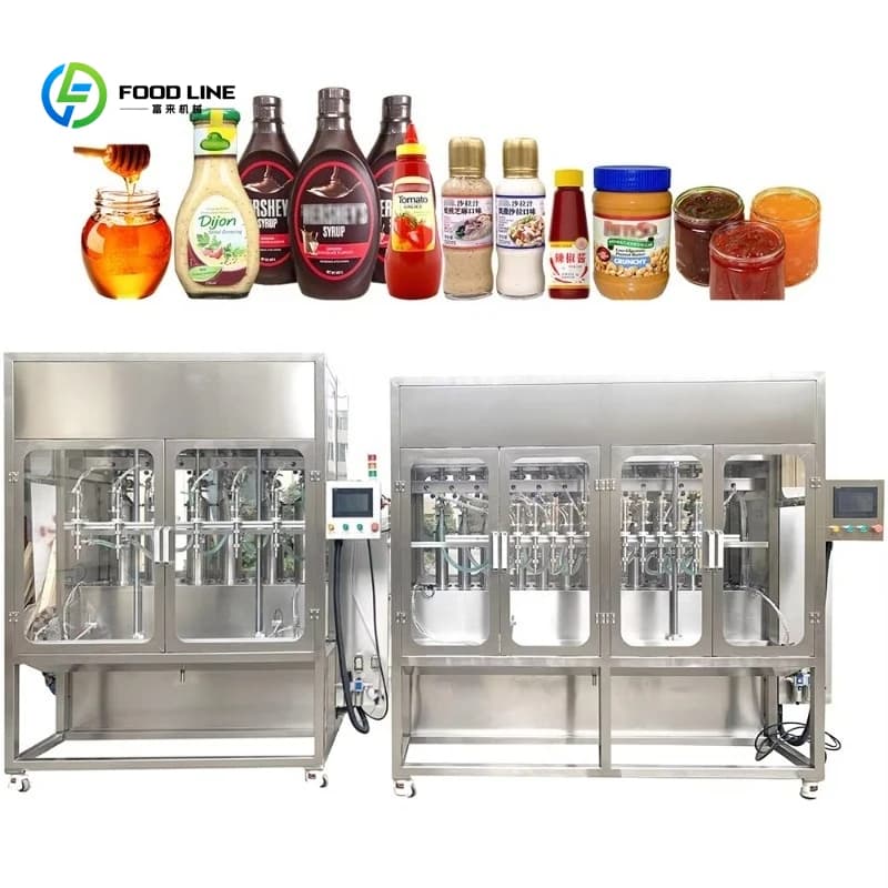 Machine de remplissage d'huile automatique personnalisable pour la mayonnaise épicée et la salsa