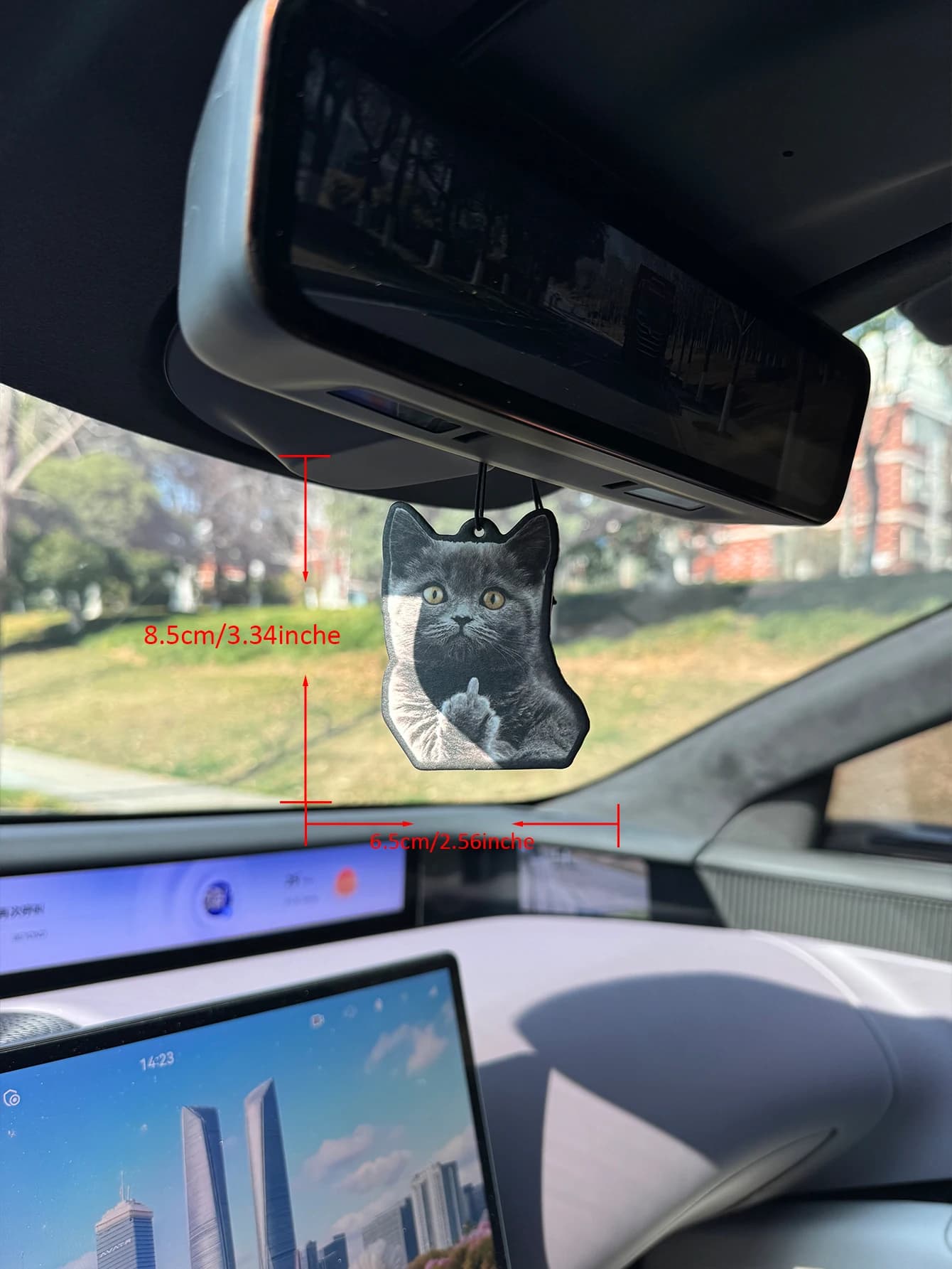 Parfum de voiture neutre Funny Cat Five-Star et désodorisant non toxique |     Huiles essentielles n
