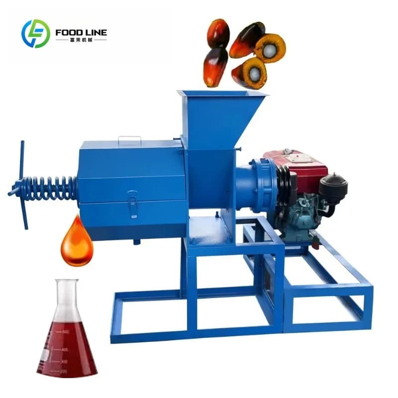 Presse à huile de palme robuste personnalisée, machine fiable de traitement de l'huile de palme, lig