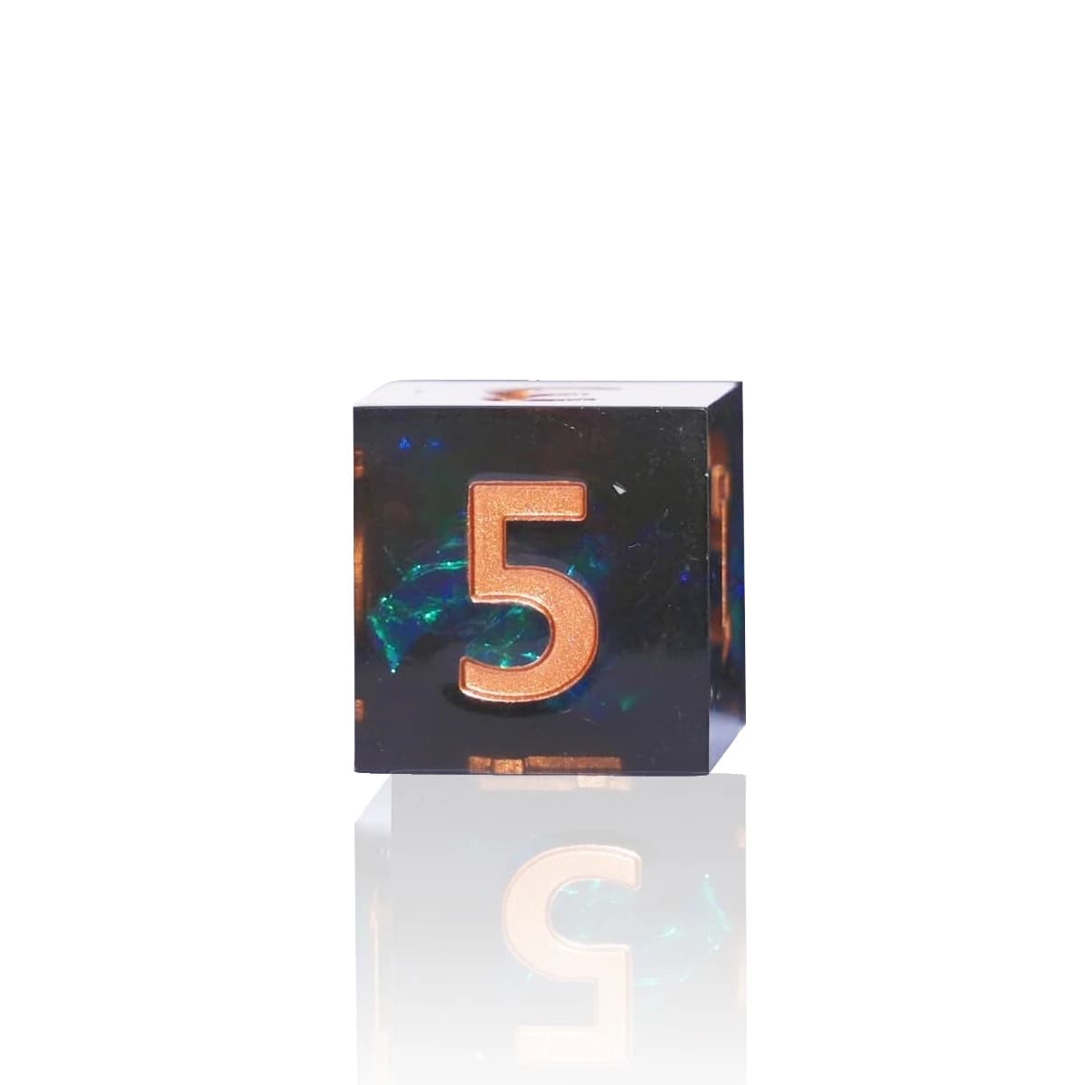 Dés en résine D6, jeu de Table polyédrique, jeu de société RPG, enseignement des mathématiques, cade