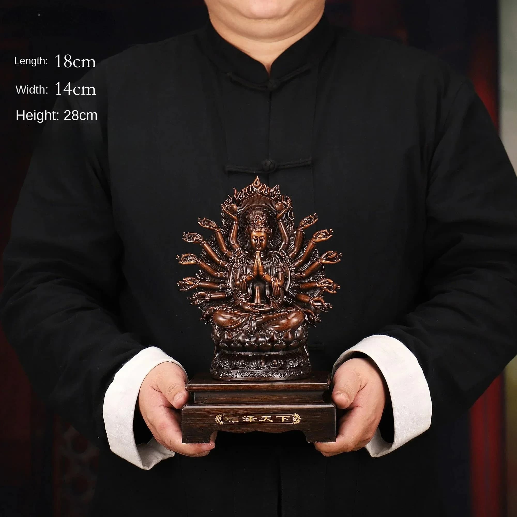 Déesse de la miséricorde Bodhisattva ornements attirer la richesse mille mains déesse de la misérico