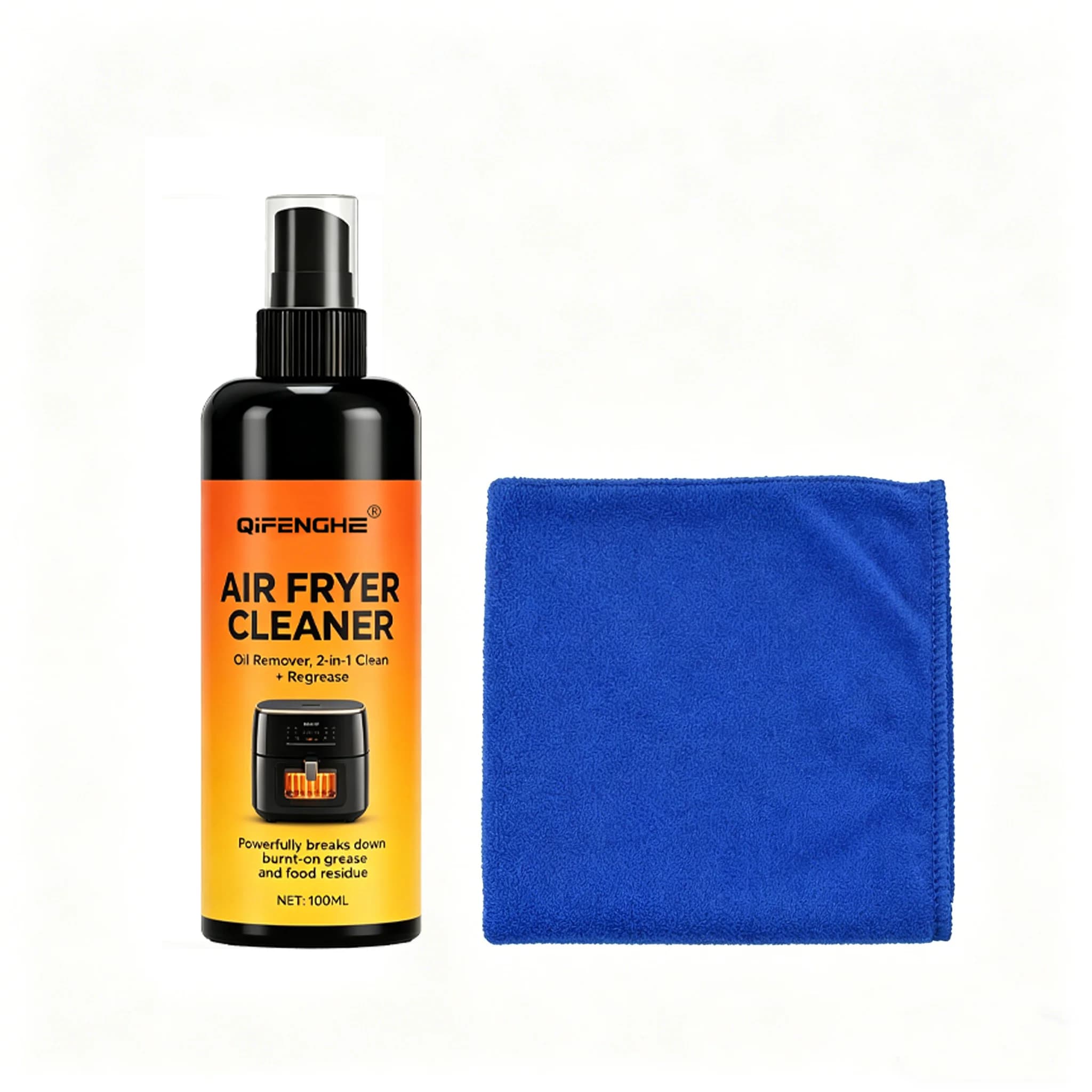 Nettoyant pour friteuse à air, puissant dégraissant et décontaminant, pas besoin de trempage, pour p