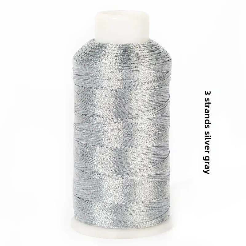 Grand rouleau de fil d'or 369 brins, corde de tissage faite à la main, collier, Bracelet, pompon, ma