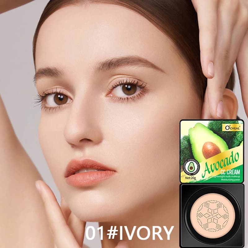 Avocat CC Cream - Crème CC légère et durable à couverture complète avec une brillance naturelle, ada