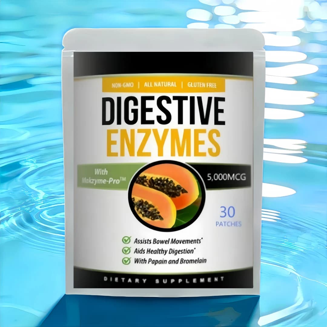 Enzymes digestives avec prébiotiques et probiotiques, soulagement des gaz, de la constipation et des