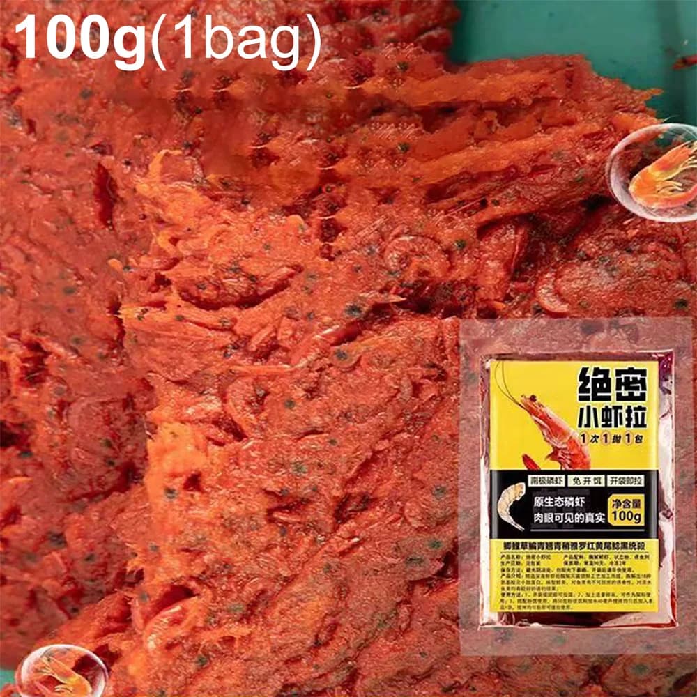 Krill – appât atrayant pour la pêche en mer, saveur de poisson, crevettes, viande, tréfilage, croche