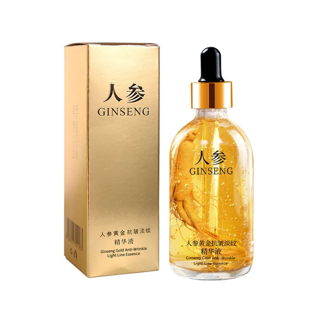 Huile essentielle de Ginseng polypeptidique, polypeptide doré, lisse les rides, raffermit la peau am