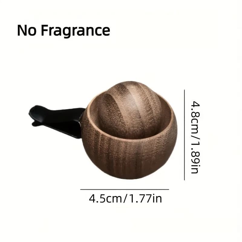 Nouveau diffuseur d'huiles essentielles en bois 2026 (1/2/4 pièces) – Sans électricité, en noyer noi