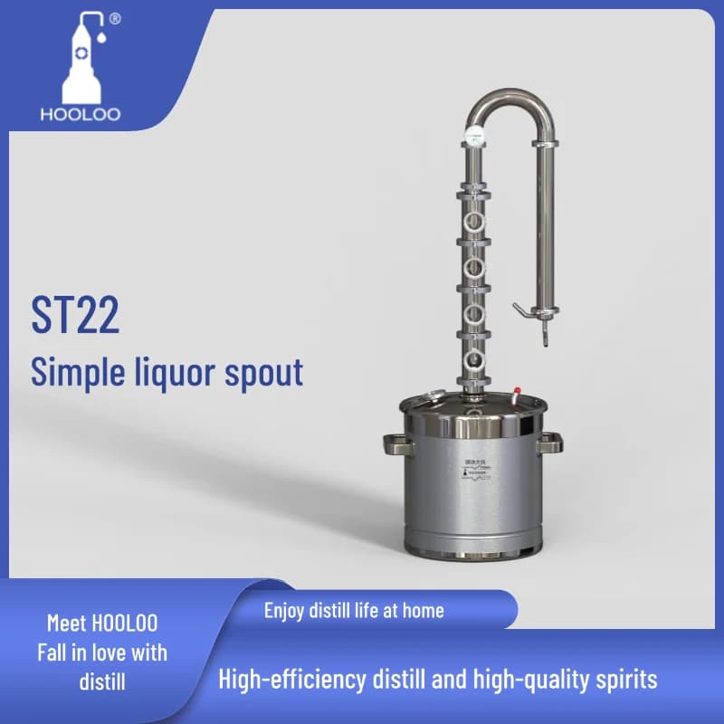 HOOLOO ST22/50 distillateur domestique appareil Moonshine fait maison distillateur d'alcool Moonshin