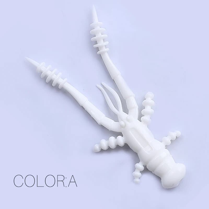 2023 nouveau leurre homard 7.2 cm/4.7 cm larve appât souple homard leurre souple leurres de pêche at