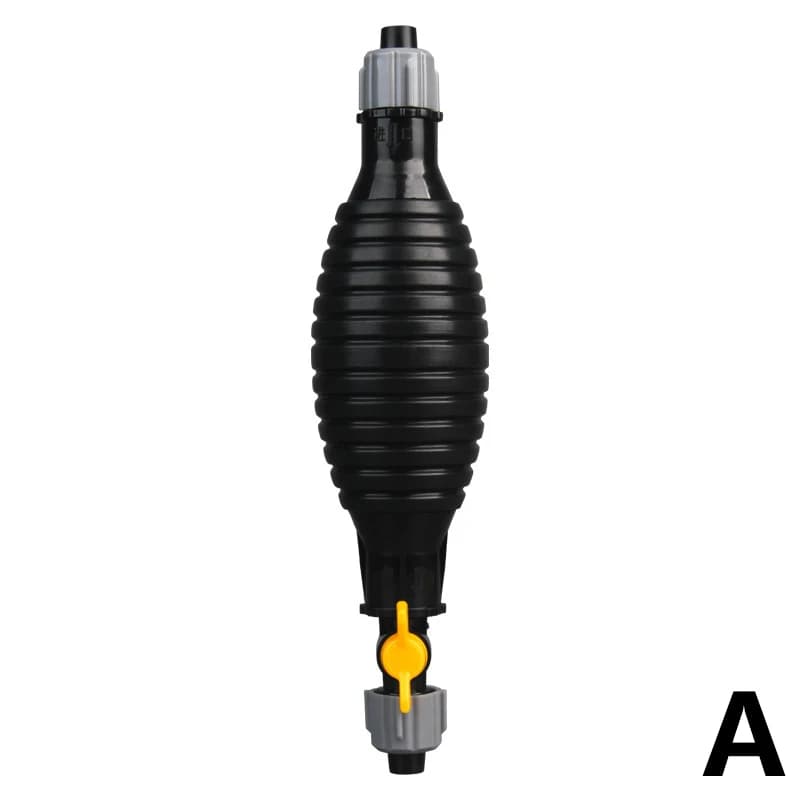 Pompe à siphon manuelle haute performance pour transfert de carburant, huile et eau, avec valves, po