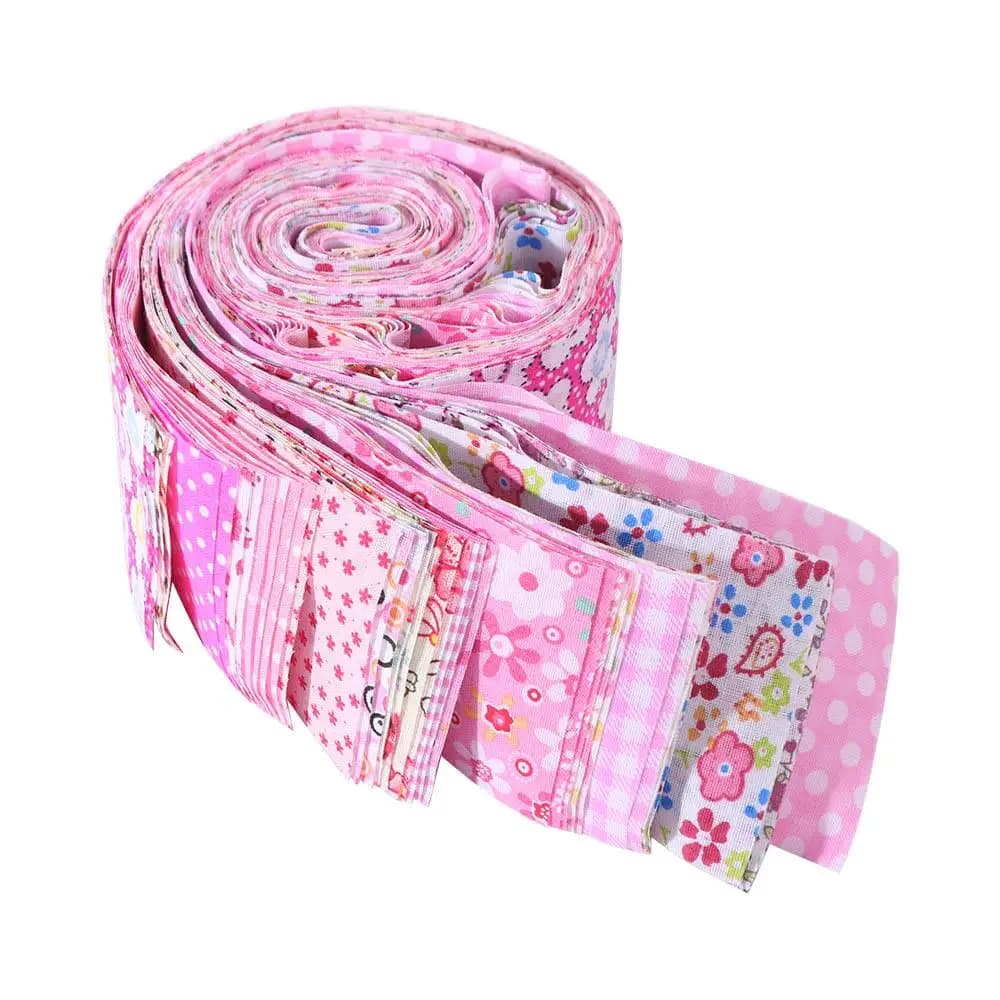 40 pièces de tissu en coton floral Jelly Roll, bandes de patchwork DIY pour quilting, 6,5 cm, imprim