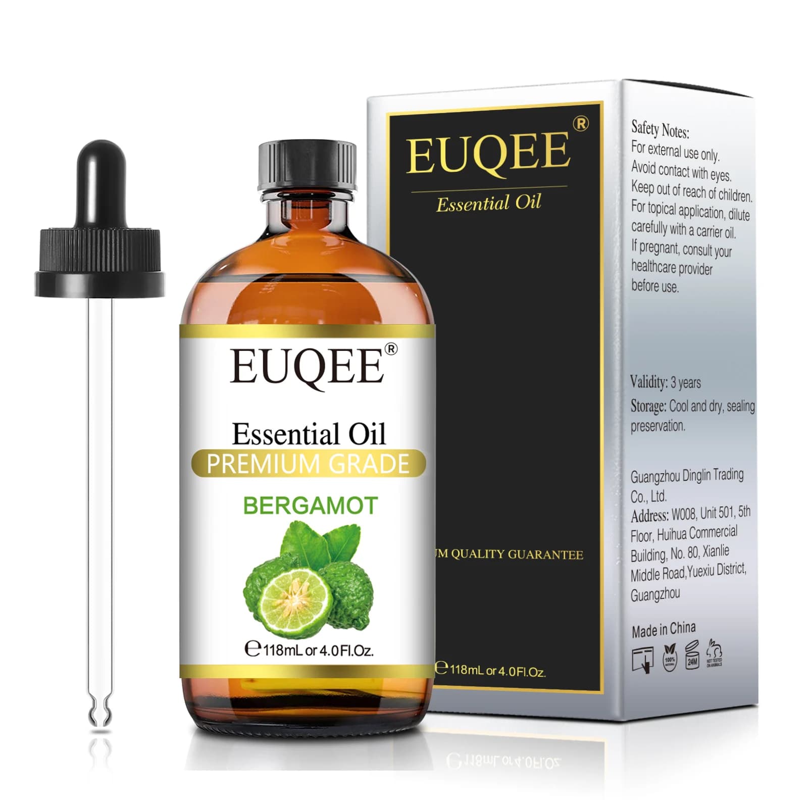 Huile Essentielle Naturelle Pure : Bergamote, Encens, Curcuma, Citronnelle, Patchouli, Myrrhe – Arôm