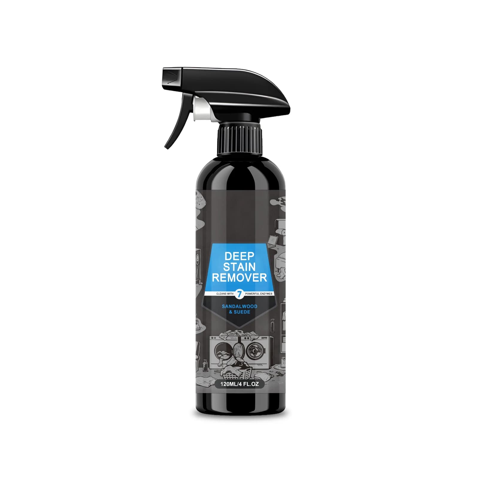Détergent à lessive détachant doux pour vêtements, élimination rapide des taches d'huile, soin des t