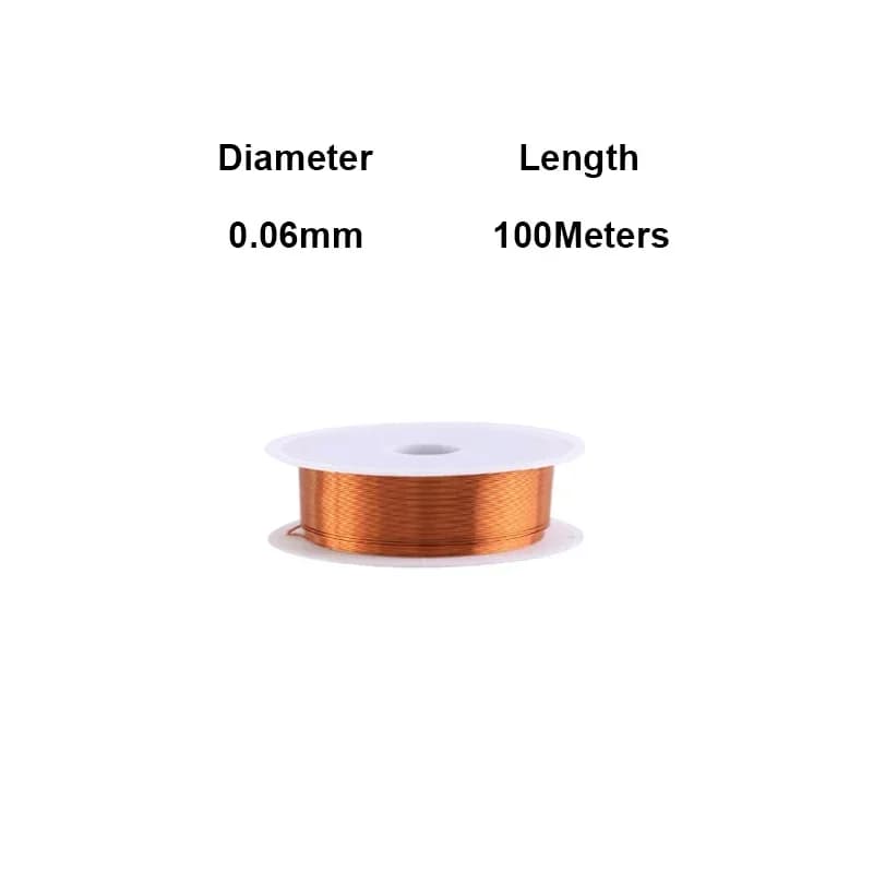 1/3 rouleaux de fil de cuivre 0.06mm-1.2mm, fil de cuivre magnétique, fil de laque, fil de cuivre ém