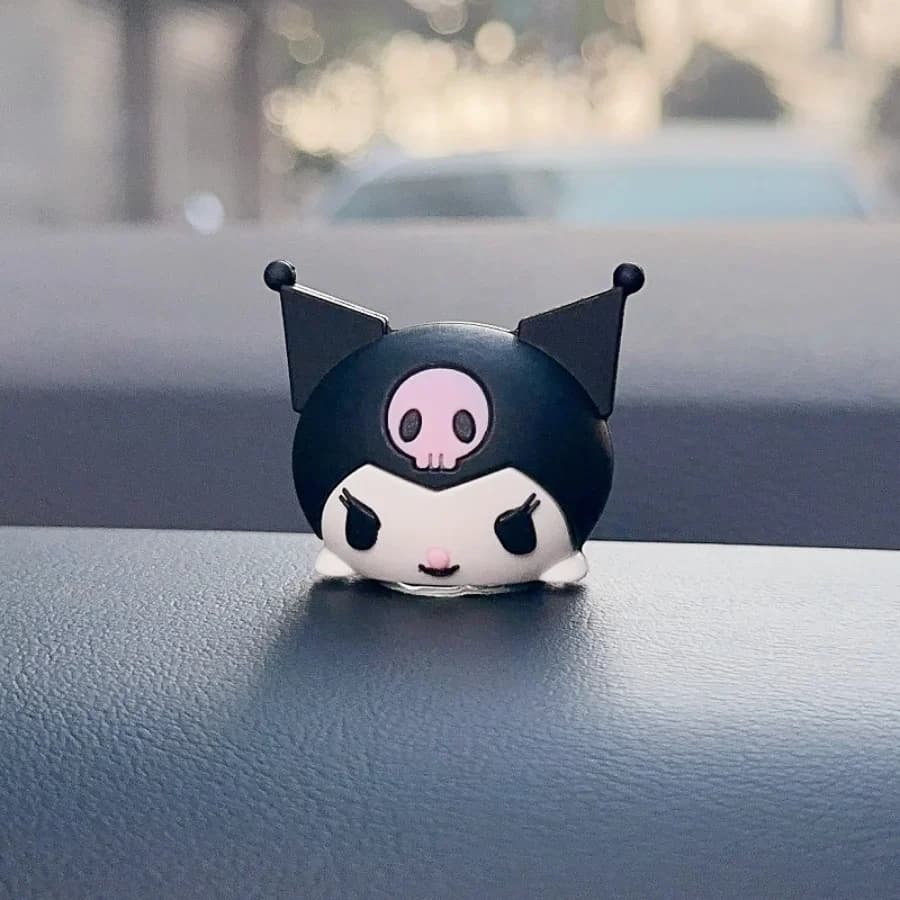 Décorations en caoutchouc 3D Hello Kitty My Melody Kuromi Cinnamoroll, jolis accessoires pour tablea
