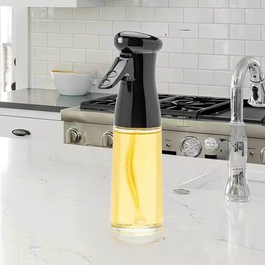 Pulvérisateur d'huile d'olive pour la cuisine, distributeur d'huile en verre de 220 ml pour gadgets 