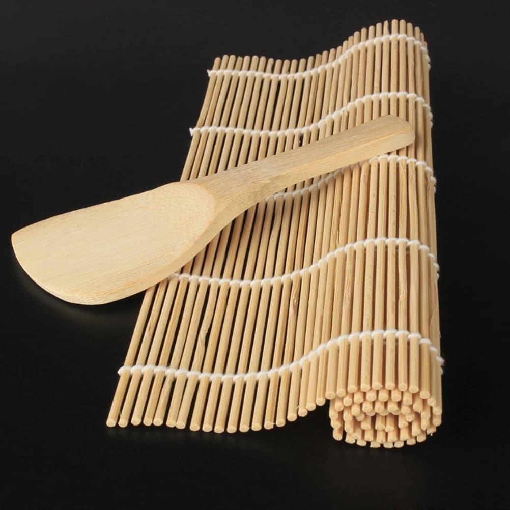 Tapis à Sushi en bambou, tampon roulant, outil de cuisine, facile à utiliser et à nettoyer pour roul