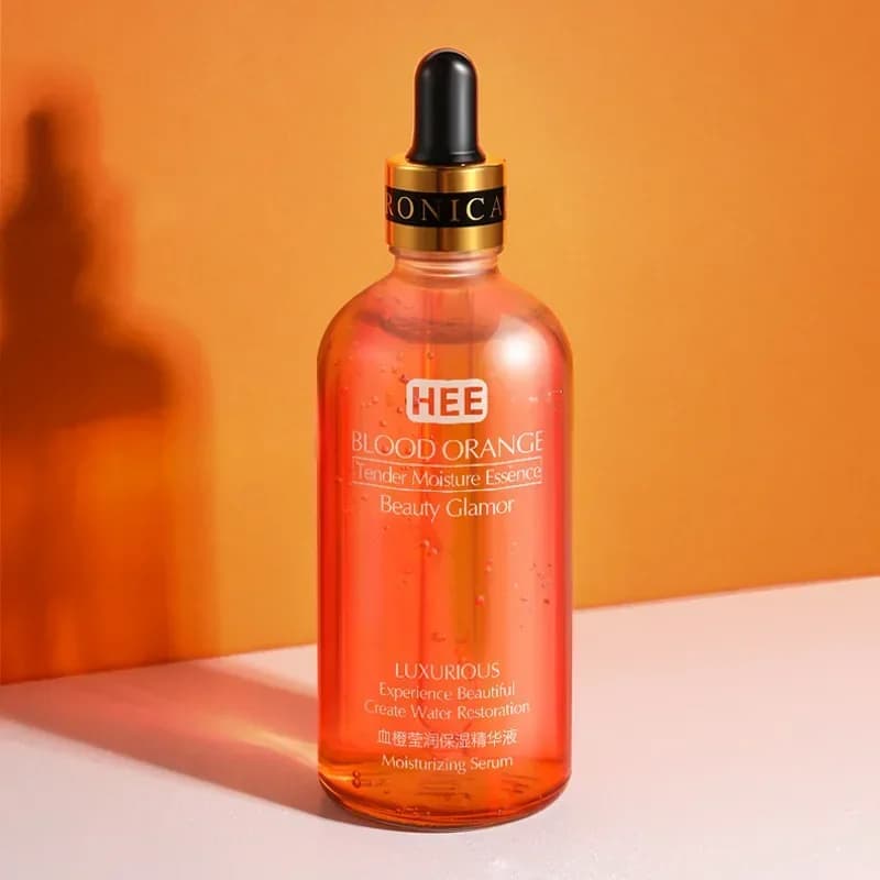 100ml sang Orange vitamine C Essence pour le visage revitalisant hydratant raffermissant éclaircissa
