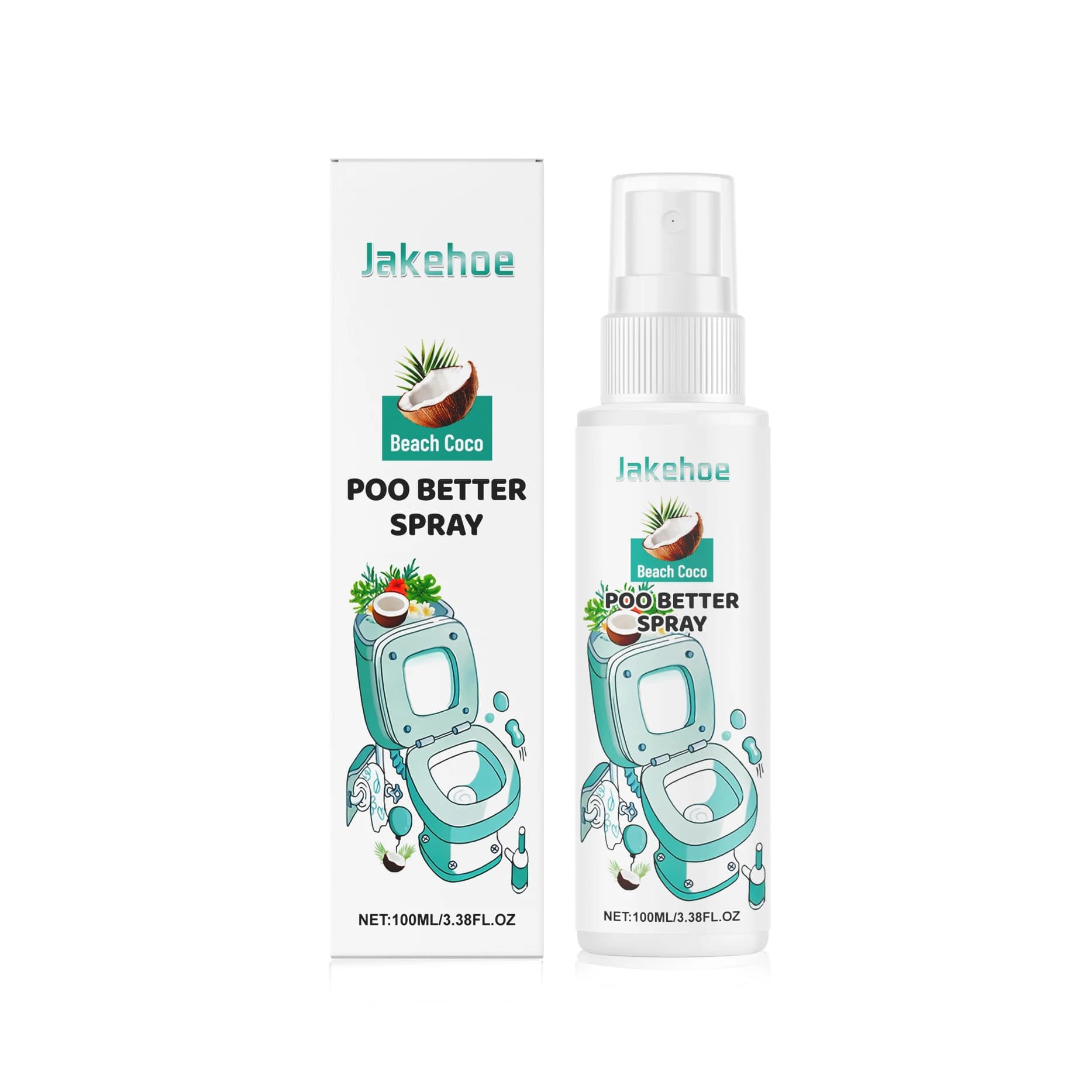 Spray nettoyant pour toilettes, 100Ml, fraîcheur longue durée, ingrédients à base de plantes, forme 