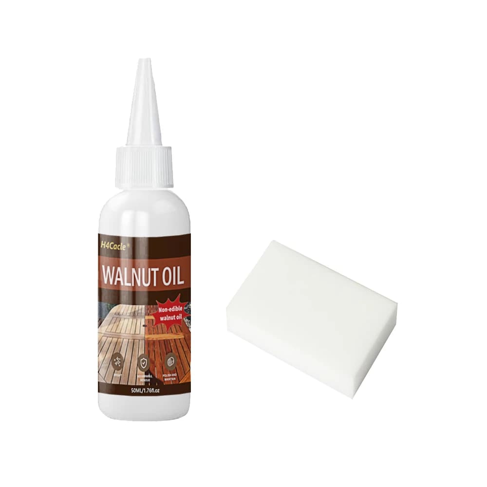 Huile de noix – Soins imperméables pour meubles et sols, idéaux pour la rénovation du vernis pour me
