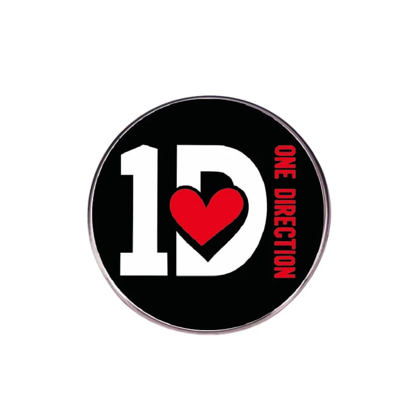 Broche de bande Pop One Direction, bande de chanteur à la mode, rouleau Ha, Badge en métal, sac à vê